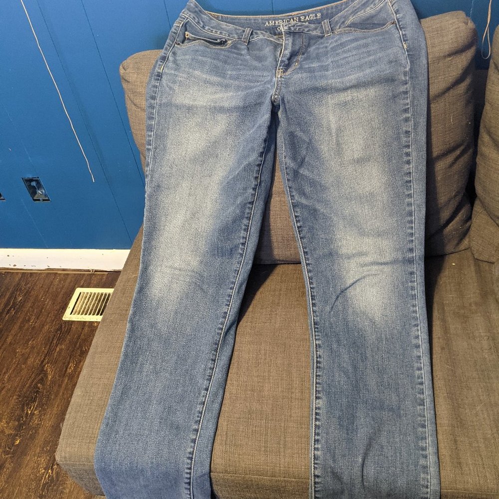 American Eagle jeans 14 x-long stretch straight